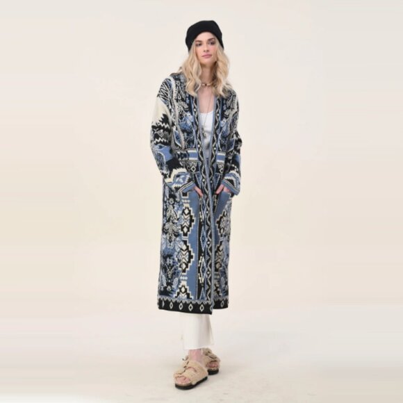 Max Sport printed coatigan L